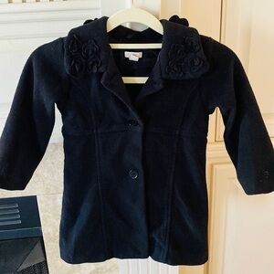 Toddler girl long black Coat